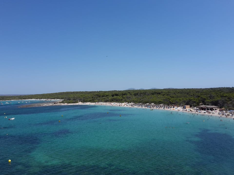 Blick von Zimmer 534 zum Strand Universal Hotel Marques