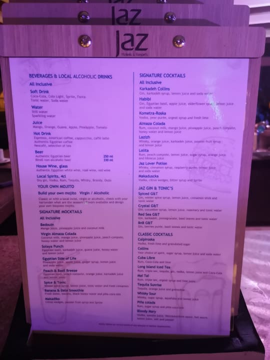 Gastro JAZ Neo Saraya Palms