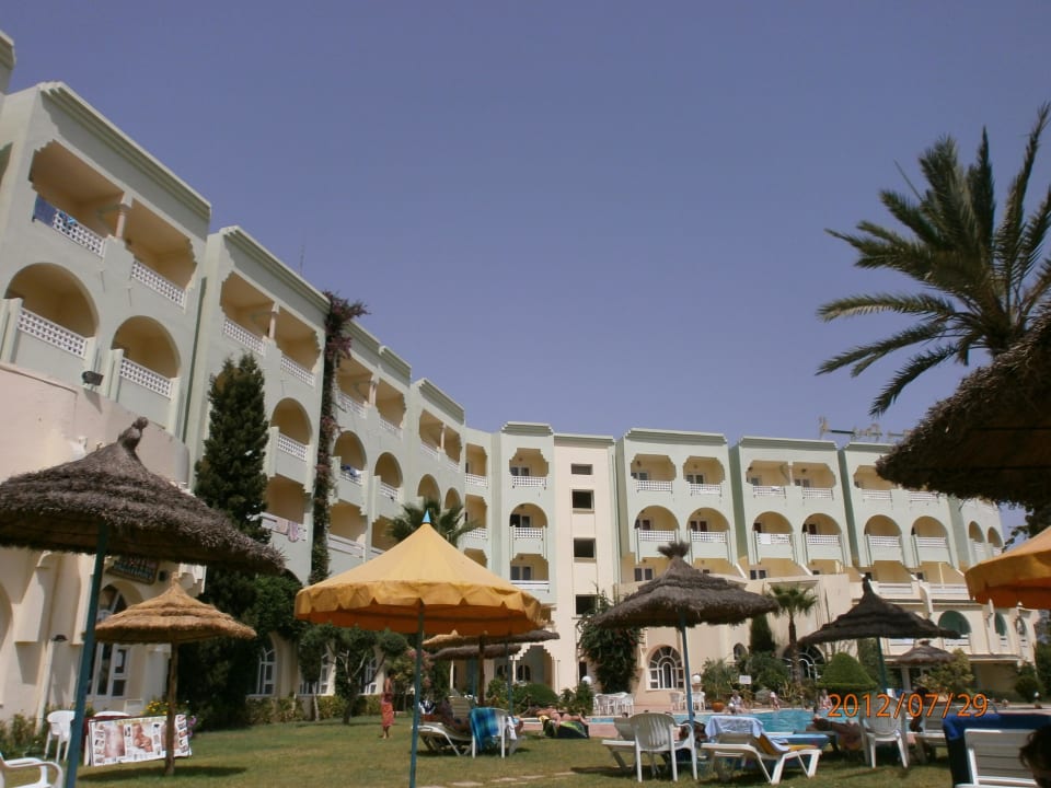 Pool, Garten Hotel Houria Palace
