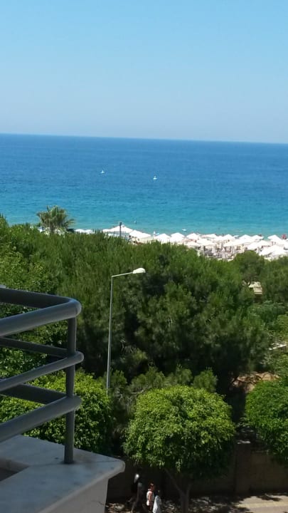 Blick vom Balkon Zimmer 401 Hatipoglu Beach Hotel