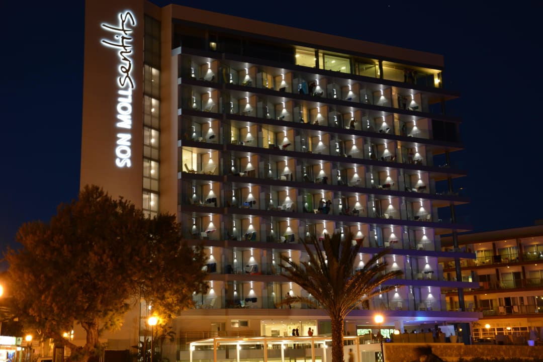 Das Hotel bei Nacht Son Moll Sentits Hotel & Spa