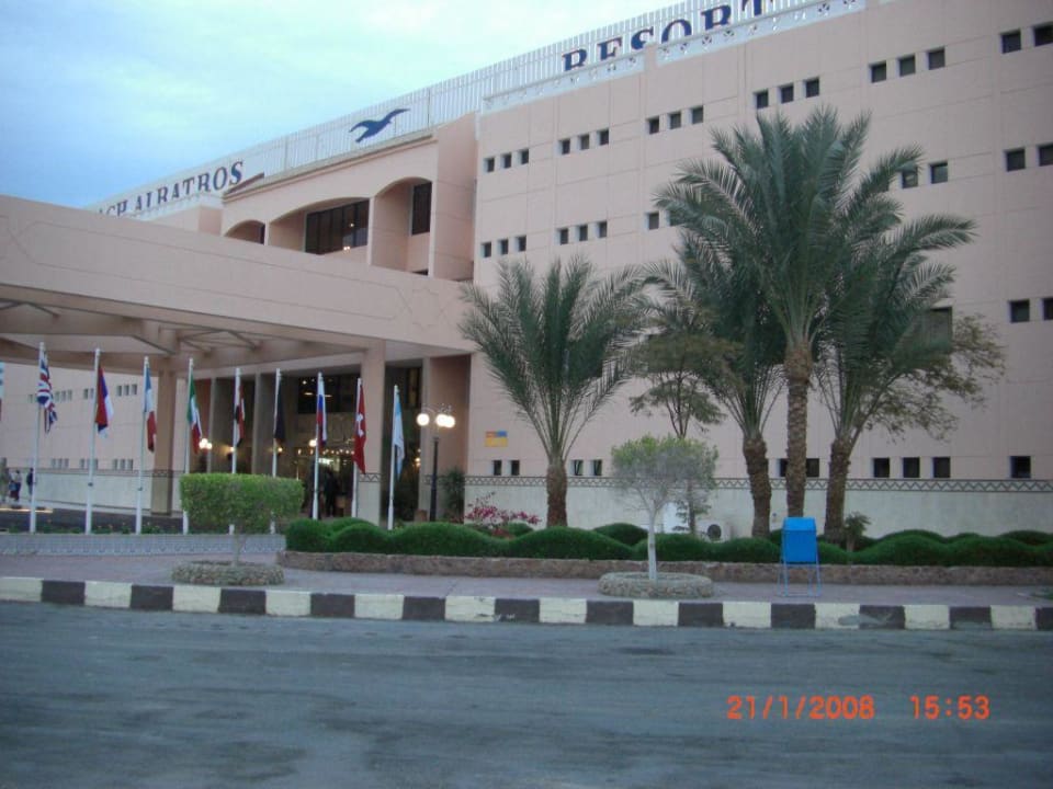 Hoteleingang Beach Albatros Resort