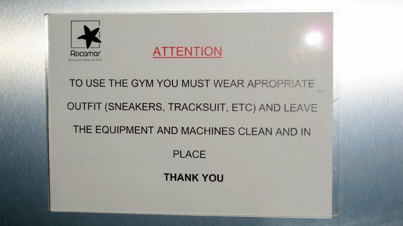 Fitnessraum Rocamar Exclusive Hotel & Spa