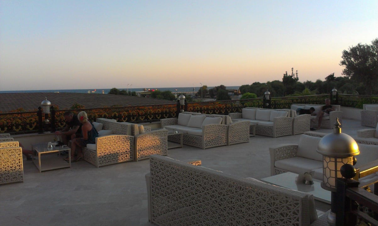 Blick von der Terrasse der Terrassenbar Diamond Excellence Resort & Spa