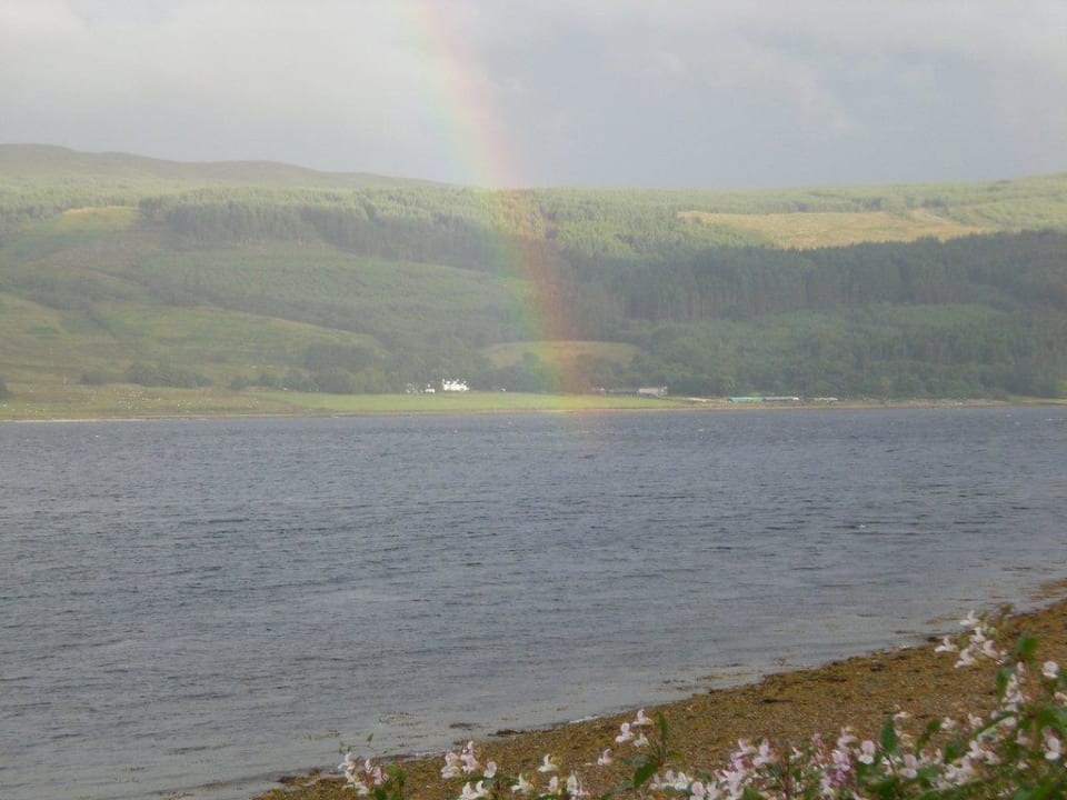 Blick vom Castle-Strand Minard Castle B&B