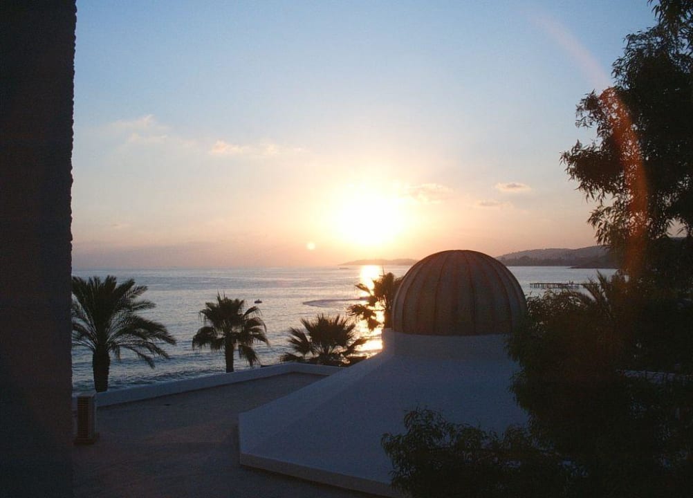 Sonnenuntergang vom Balkon aus Top Hotel