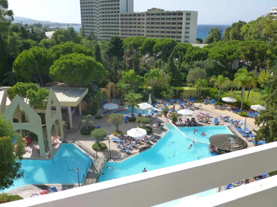 BLICK VOM BALKON Dionysos Hotel