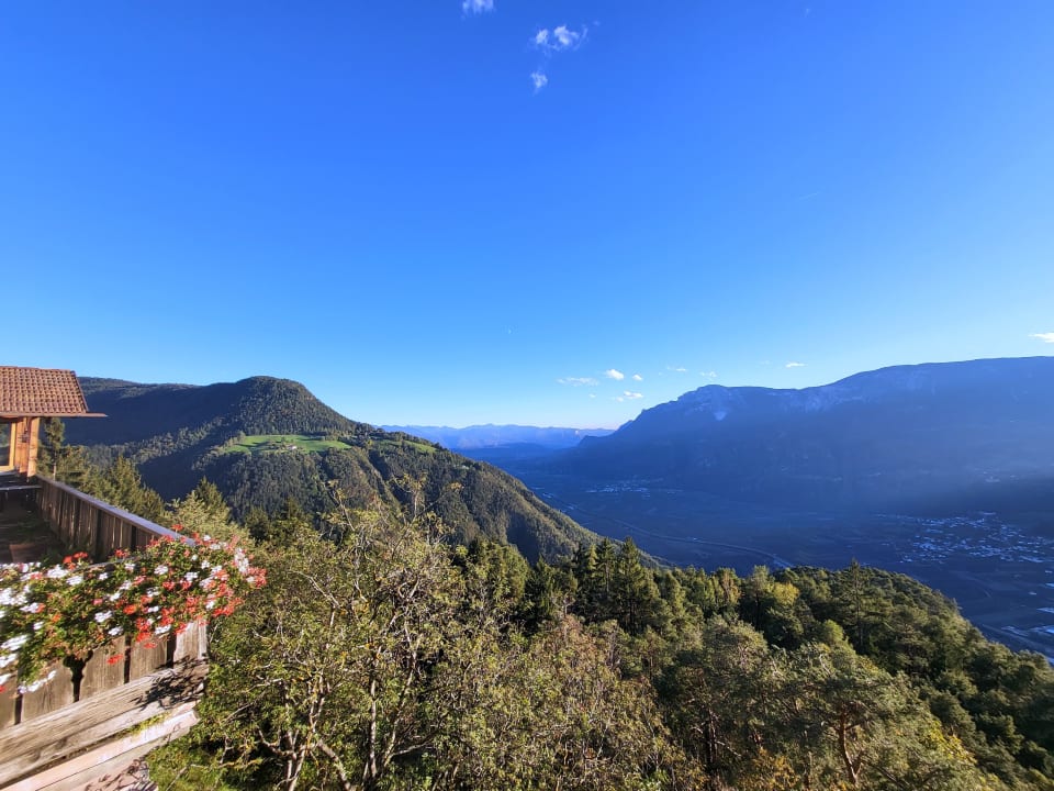Ausblick Panoramapension Etschblick
