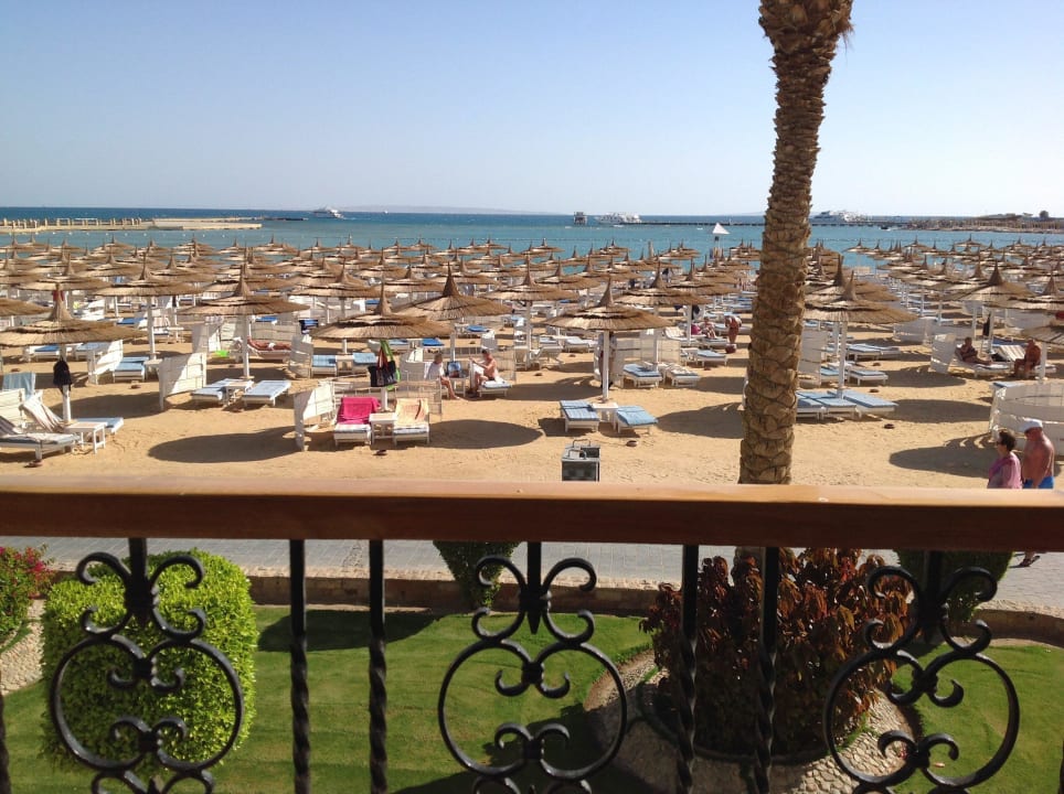 Ausblick vom Zimmerbalkon Pickalbatros Dana Beach Resort - Hurghada
