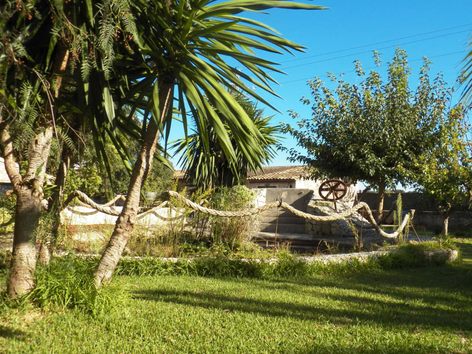 Garten mit Teich Finca Sa Vinya