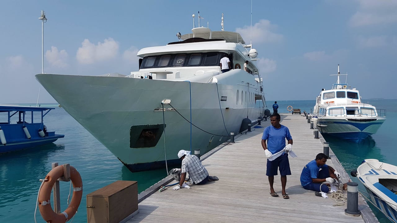 Steganlage Meeru Maldives Resort Island