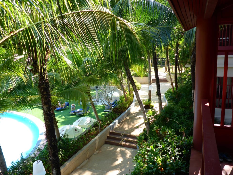Blick vom Balkon Chada Thai Village Resort