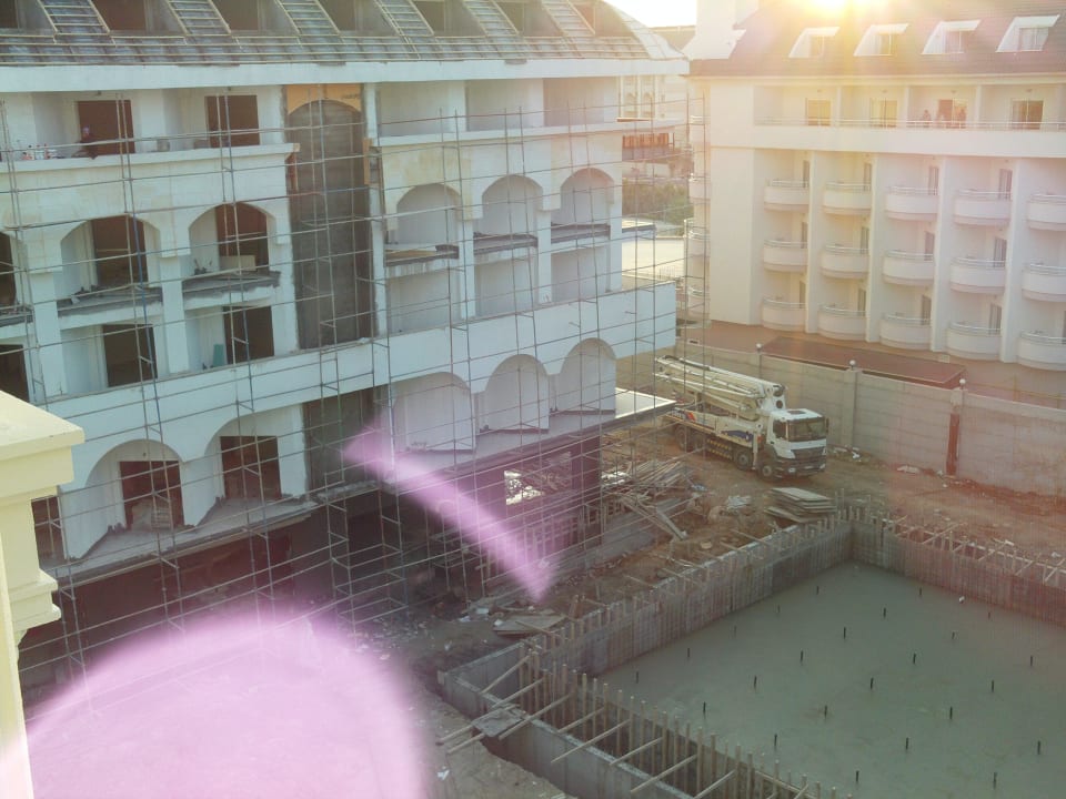 Blick aus Zi. 1408 auf Baustelle Dream World Resort & Spa