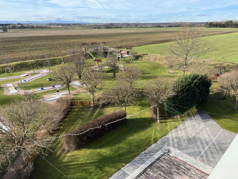 Ausblick All In Red Thermenhotel