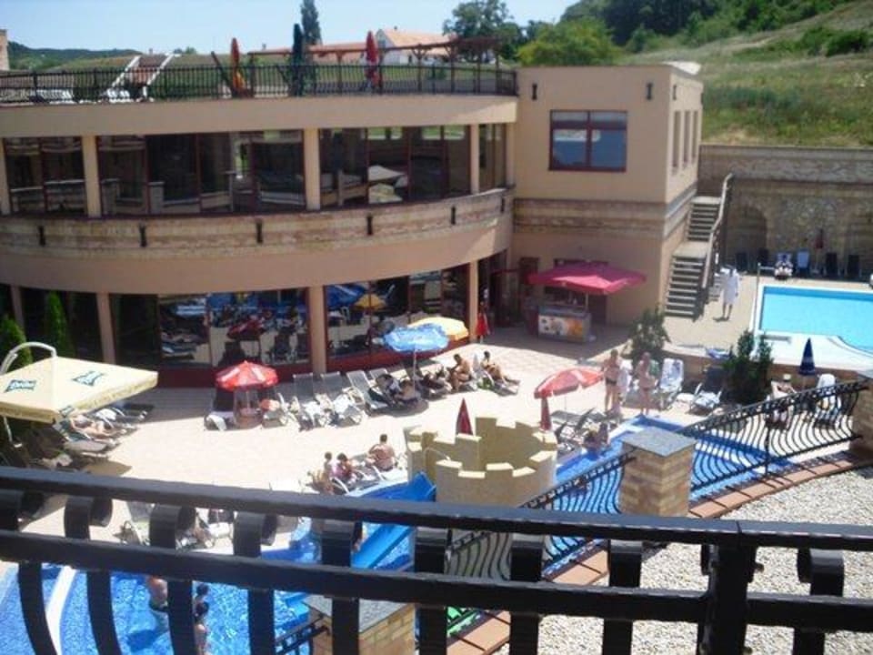 Ausblick vom Balkon  Hotel Kapitany Wellness