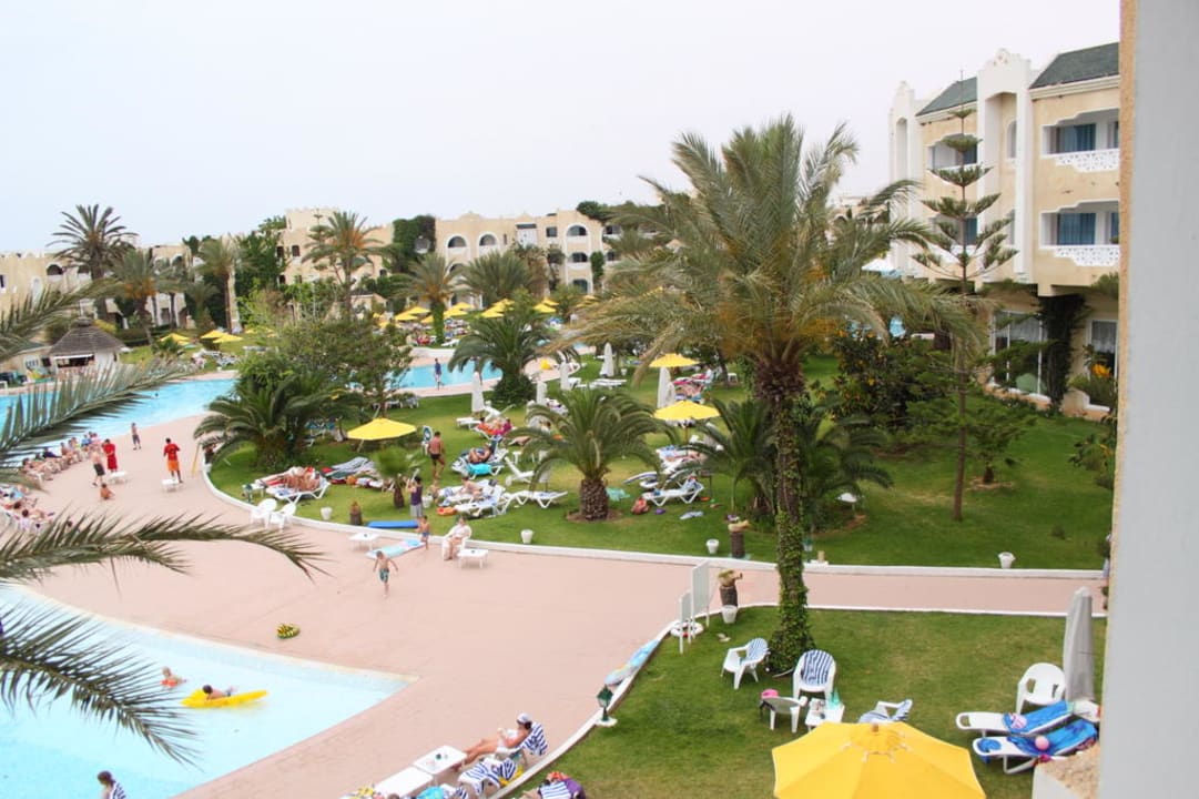 Blick vom Balkon #480 Mahdia Beach & Aquapark