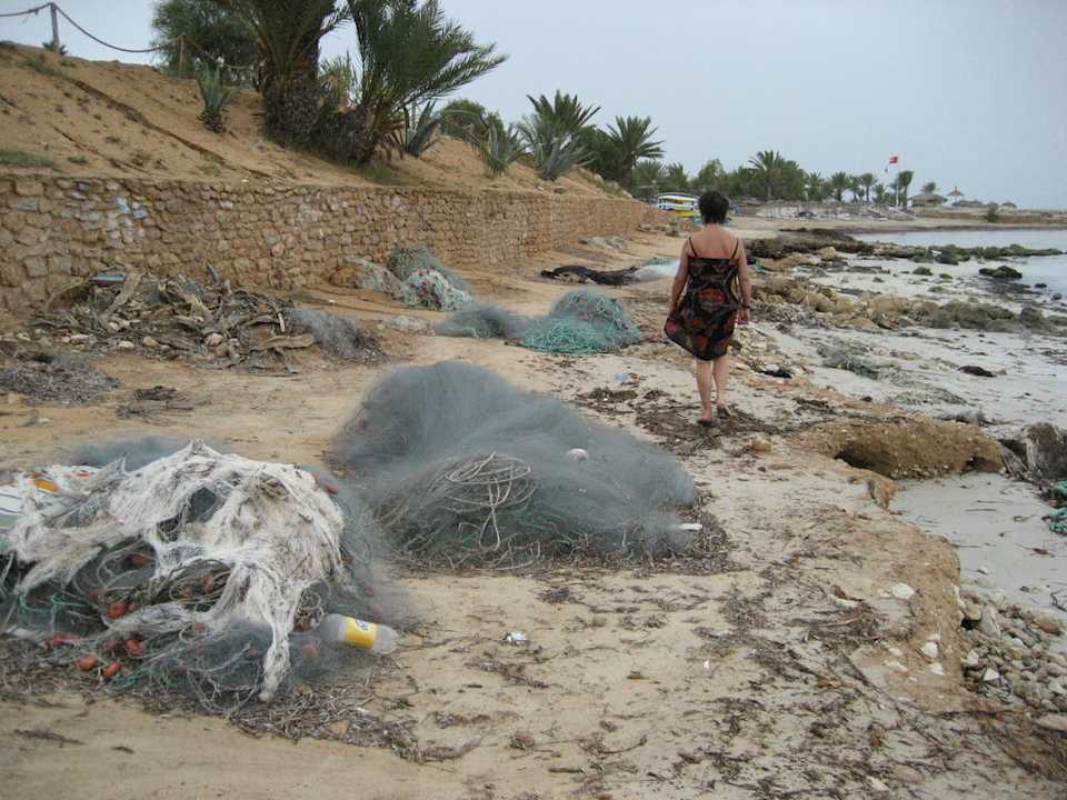 Ungepflegte Strände Hotel El Mouradi Djerba Menzel