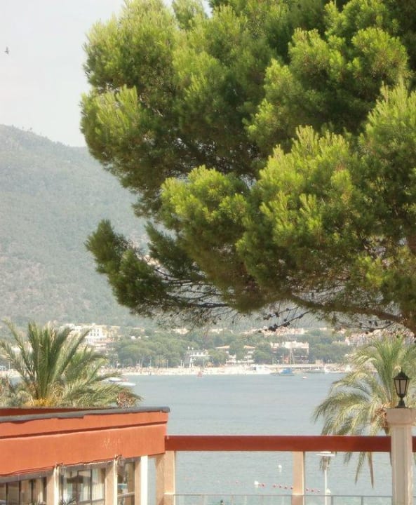 Aussicht zum Strand Hotel BelleVue Vistanova