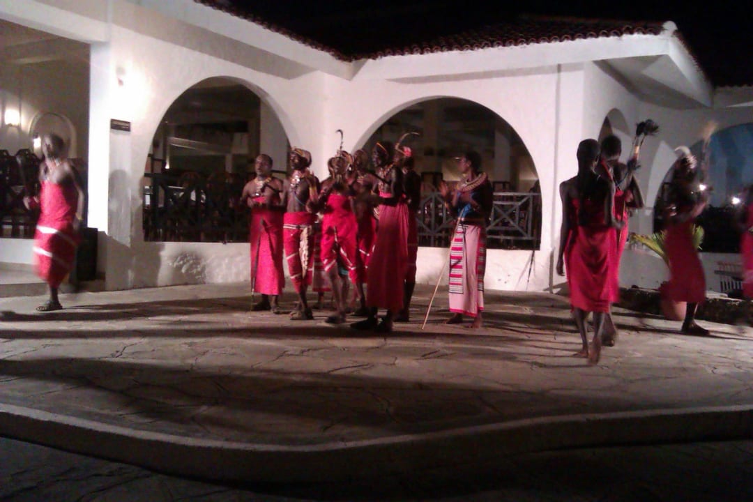 Abendunterhaltung mit Folklore (Massai) Diani Sea Resort