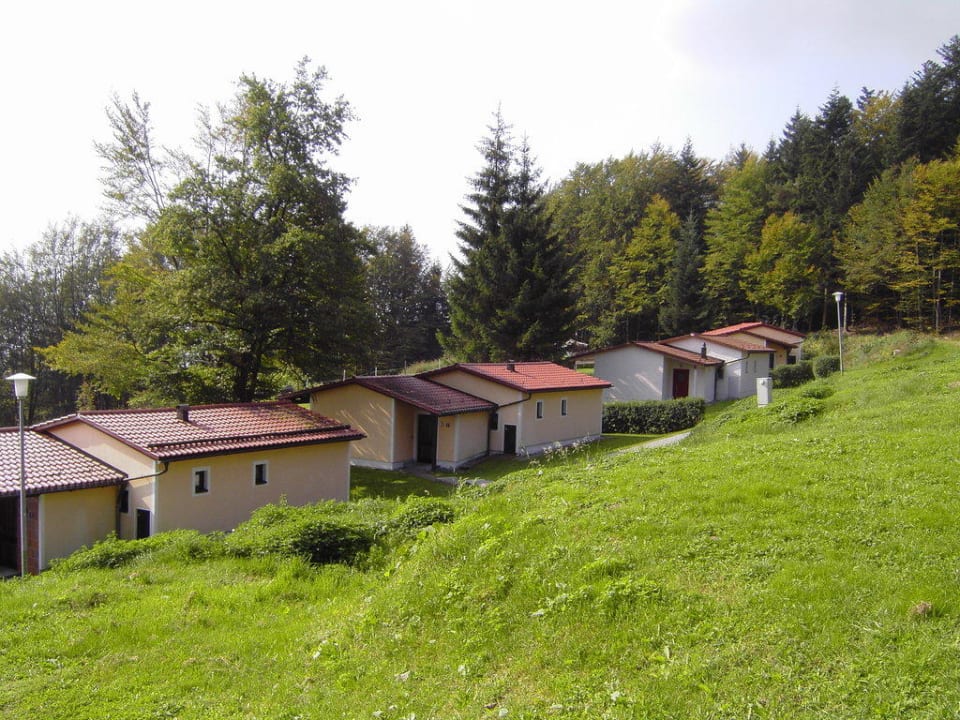 Teil der Bungalowsiedlung Sonnenwald Hotel
