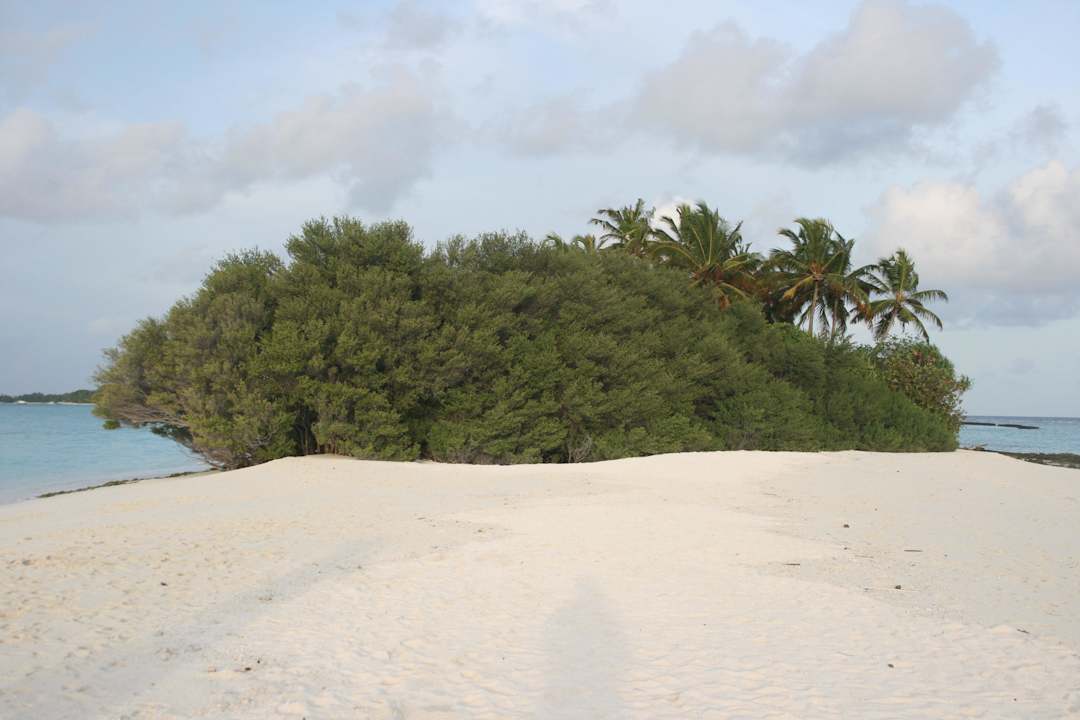 Sandbank am Ende der Insel Kuramathi Maldives