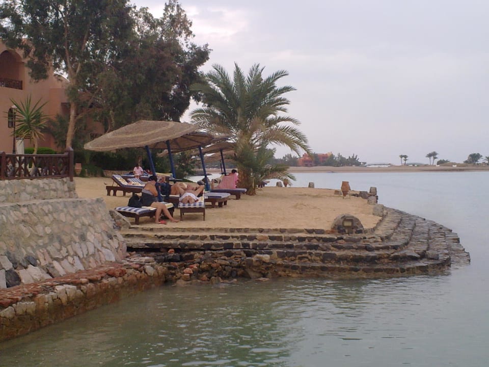 Blick zum Strand Sultan Bey Hotel, El Gouna