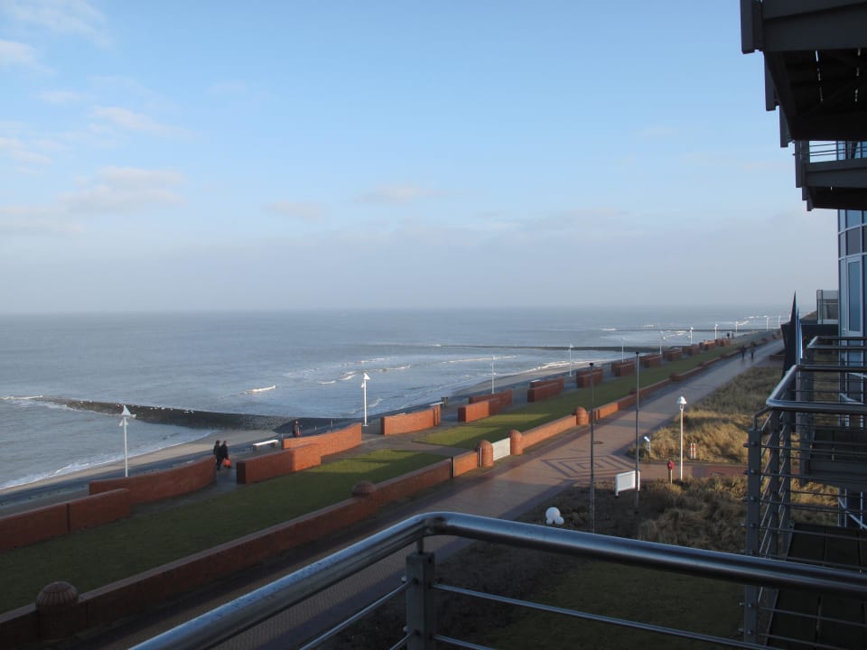 Blick vom Balkon Strandhotel Georgshöhe