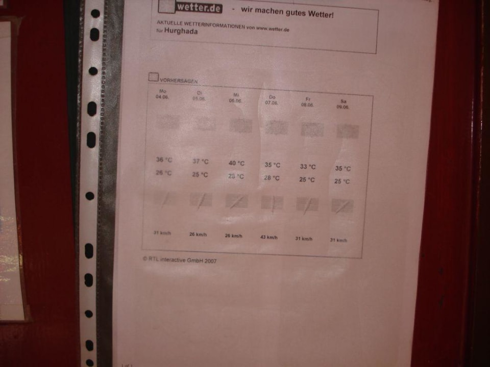 Temperaturen Giftun Azur Resort
