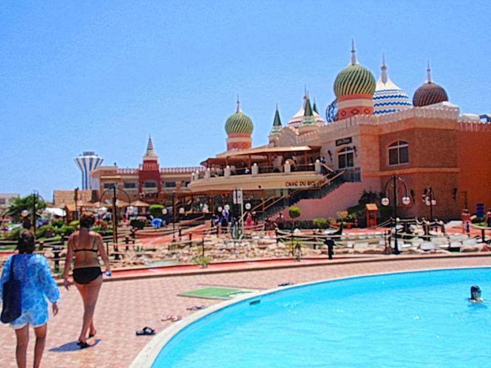 Pool und Restaurant Pickalbatros Aqua Blu Resort - Sharm El Sheikh