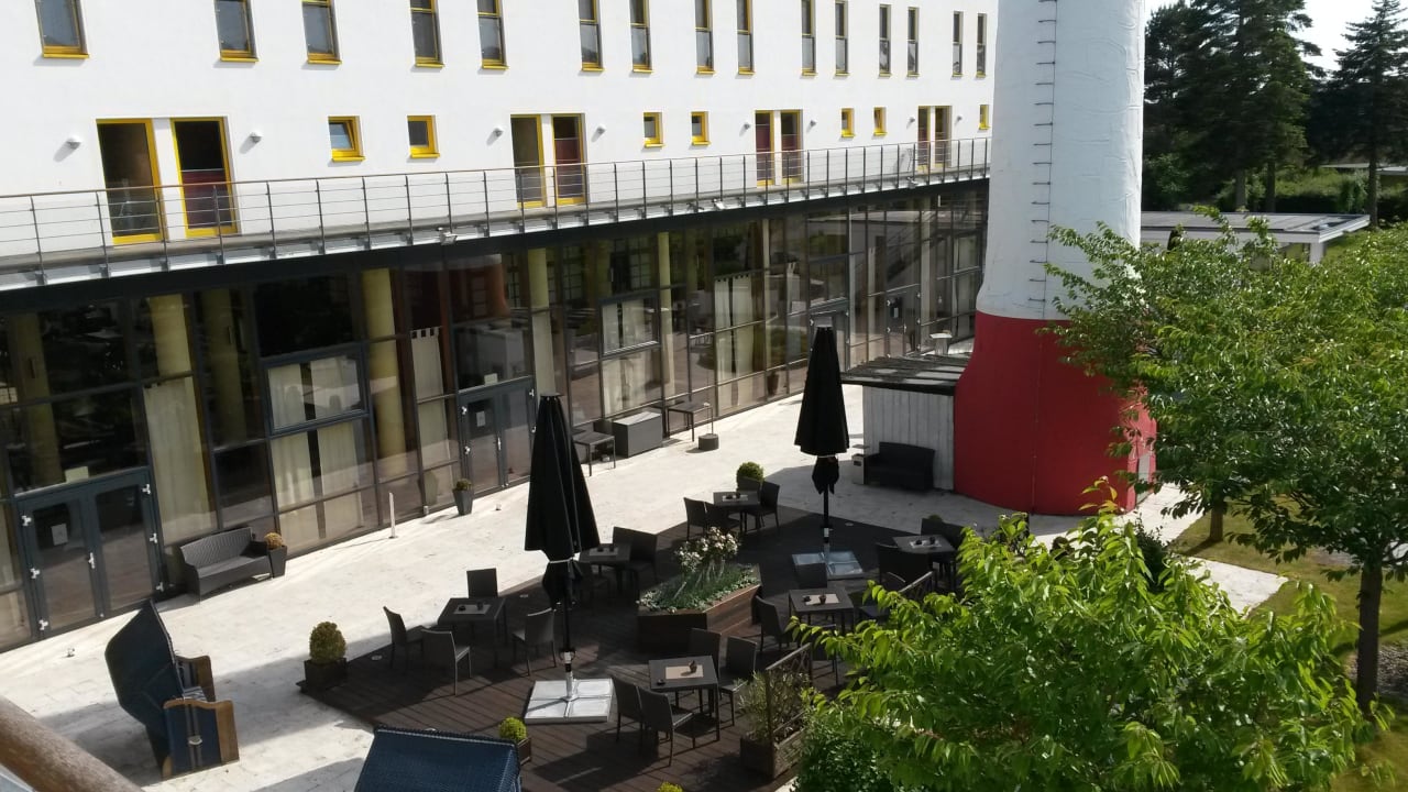 Ausblick Zimmer 205 Hotel Vier Jahreszeiten Zingst