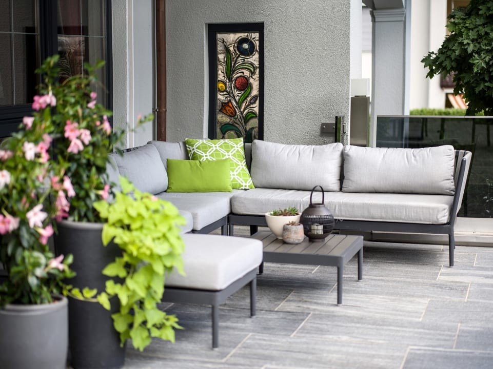 Gartenanlage Hotel Landhaus Zillertal