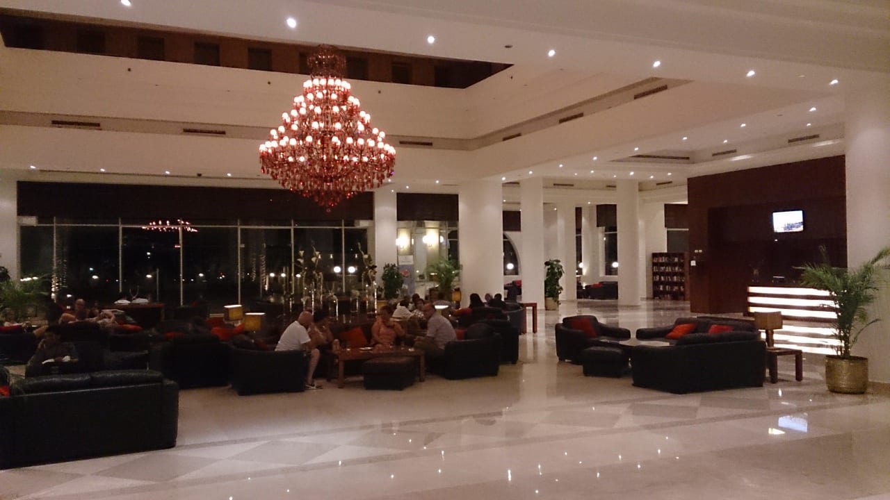 Blick auf die Reception Cleopatra Luxury Resort Makadi Bay