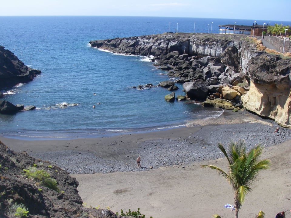 Die kleine Badebucht - naja Hotel Riu Buenavista