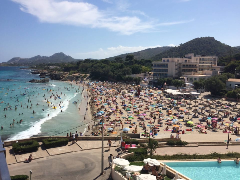 Blick von Z.333 auf Son Moll Hotel Clumba