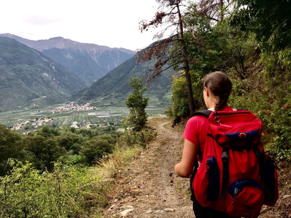 Ausblick Wanderhotel Vinschgerhof