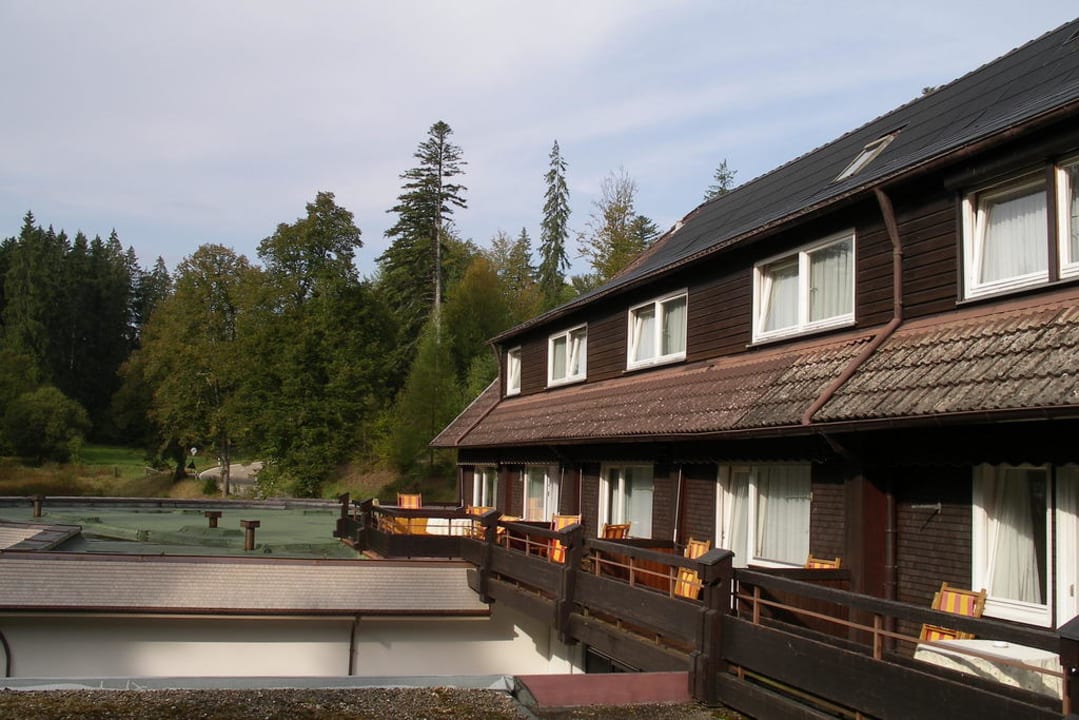 Blick auf die Nachbarbalkone Nationalpark - Hotel Waldsägmühle