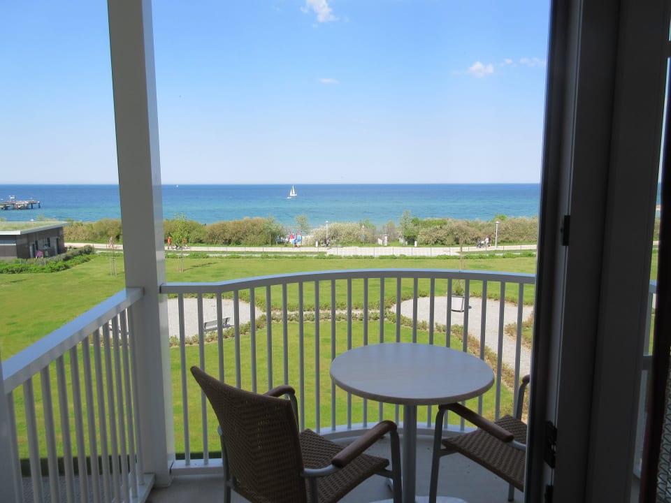 Blick aus dem Zimmer vom 3. Stock Morada Strandhotel Ostseebad Kühlungsborn