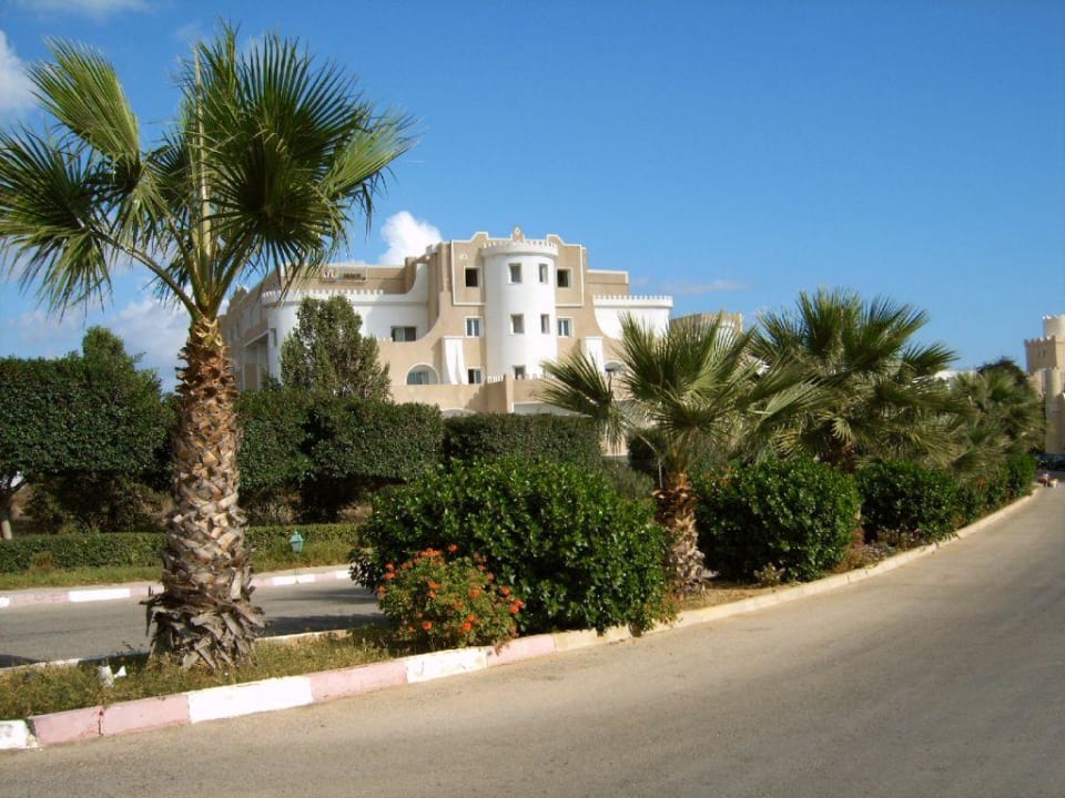 blick von der Straße Mahdia Beach & Aquapark