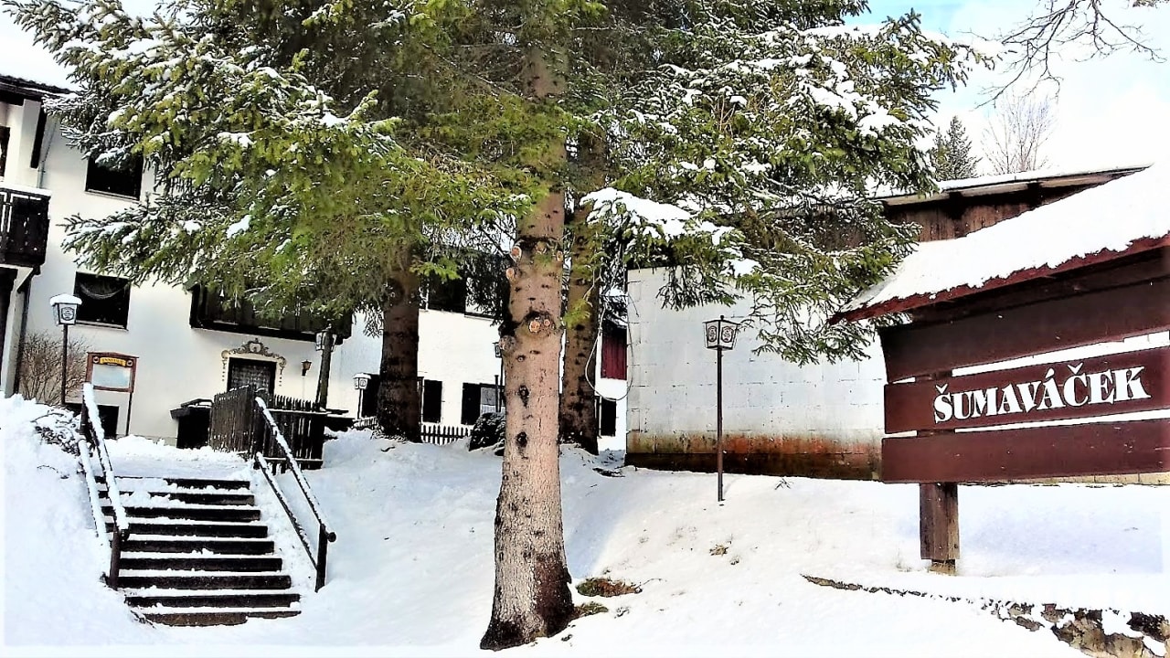 Außenansicht Penzion Šumaváček