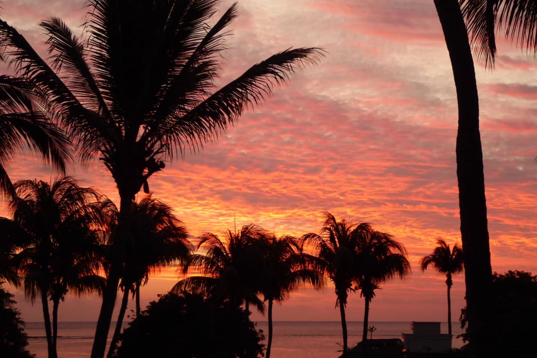Abendstimmung vom Balkon gesehen Hilton Mauritius Resort & Spa