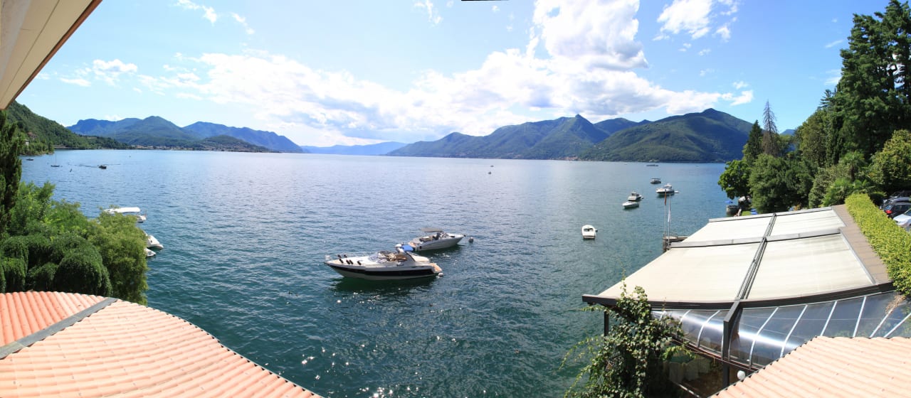 Ausblick vom Zimmer Relais Villa Porta