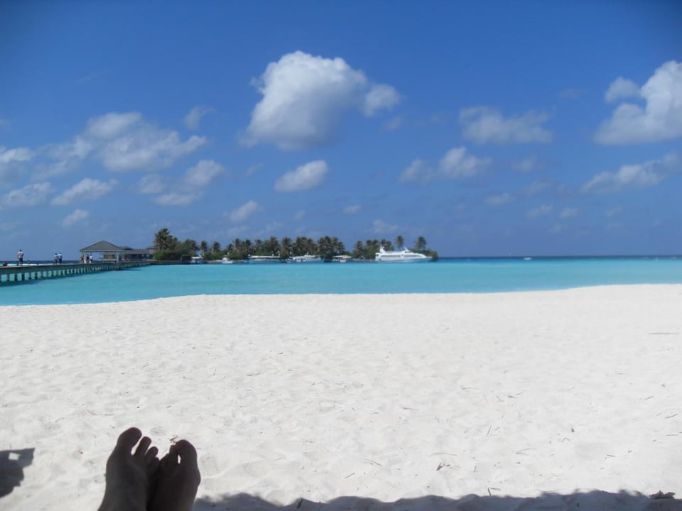 Strand vor der Beachbar Villa Park Sun Island