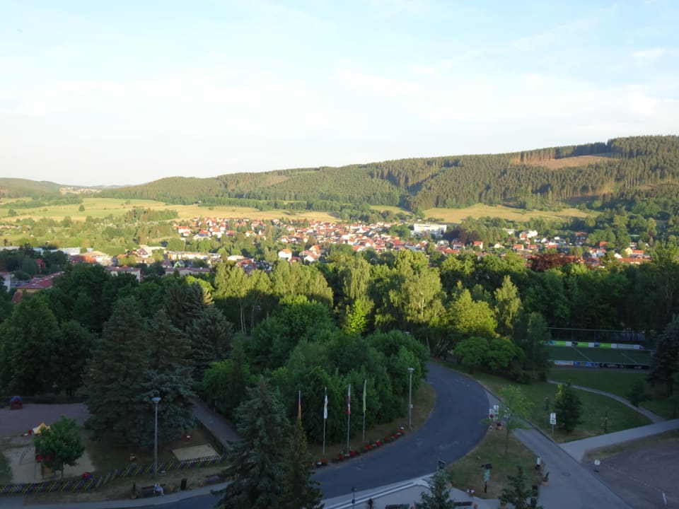 Ausblick AHORN Berghotel Friedrichroda