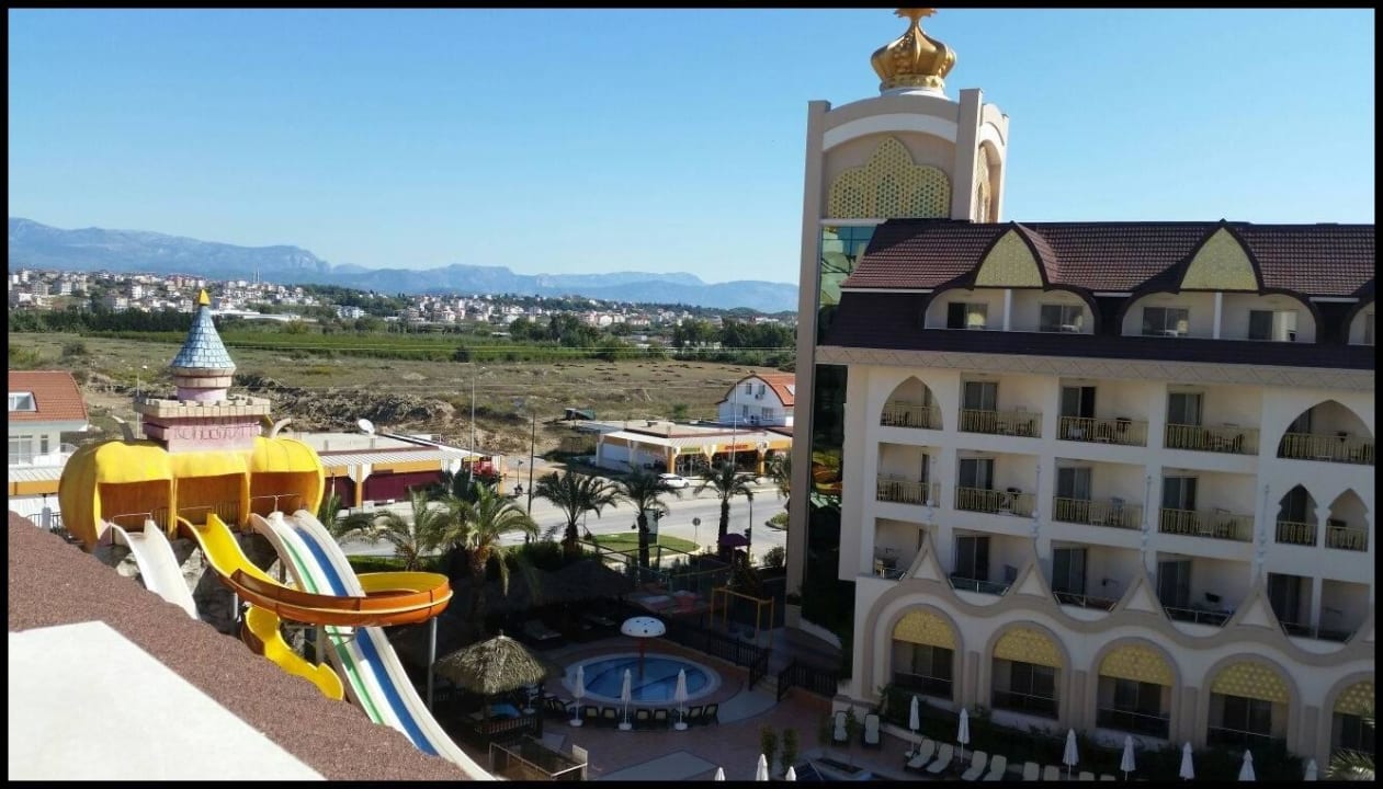 Ausblick vom Zimmer am Tag Well Palace Side