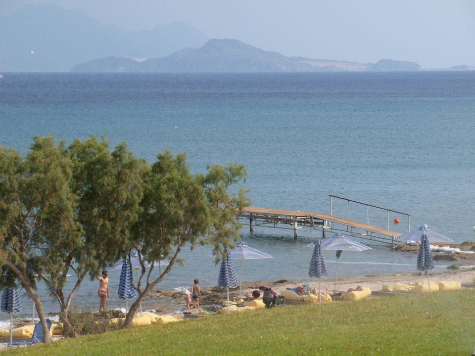 Ausblick von der Poolbar auf das Meer Atlantica Mikri Poli Kos