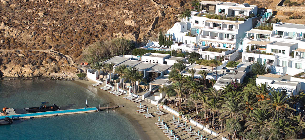 Außenansicht Nammos Hotel Mykonos