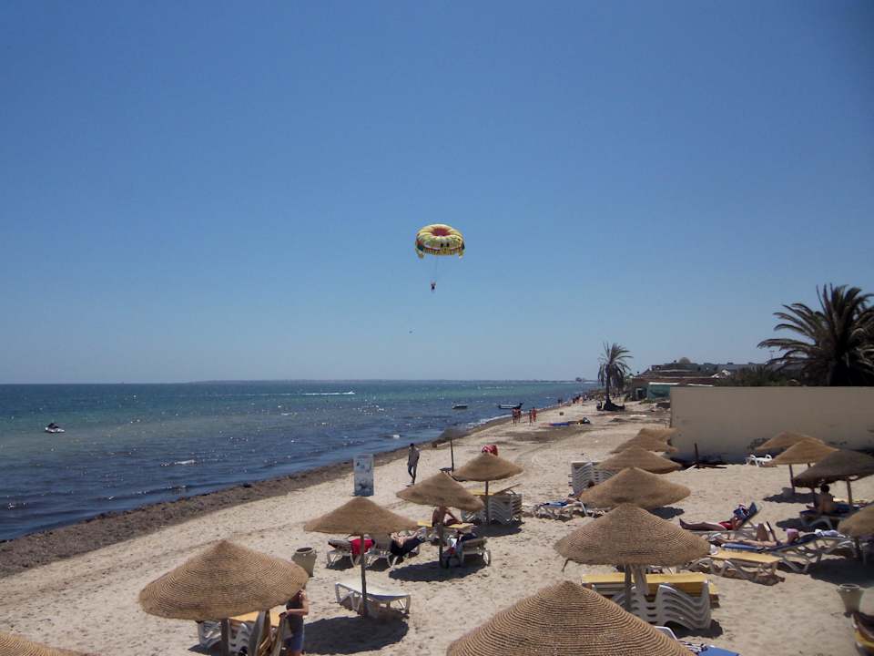 Blick von der Strandterrasse Alassio Hotel and Thalasso