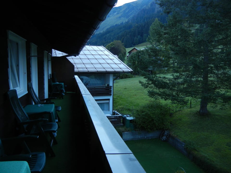 Gemeinschaftsbalkon Hotel Garni Fels