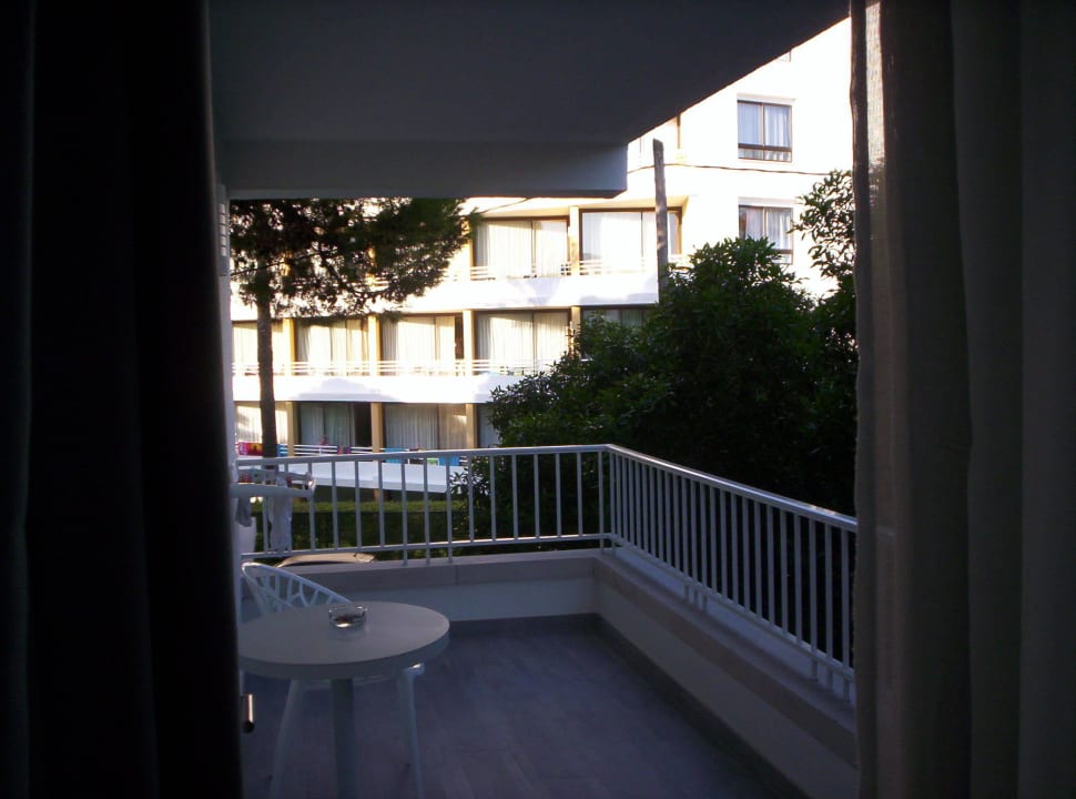 Großer balkon v. apartment Hotel Exagon Park