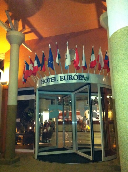 Eingang Hotel Europa Fit Superior Hévíz